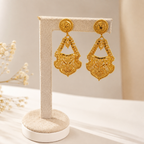 Conjunto Dubai em Ouro 22K – Gargantilha e Brincos em Filigrana