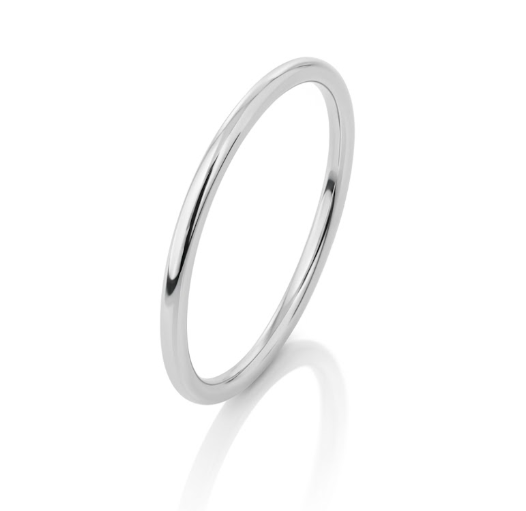 Aliança Fio 2mm em Prata 925