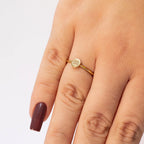 Anel Signo - Aquário em ouro 18k