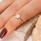 Anel Signo - Leão em ouro 18k