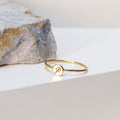 Anel Signo - Sagitário em ouro 18k
