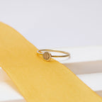 Anel Signo - Virgem em ouro 18k