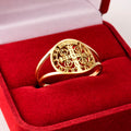 Anel São Bento em ouro 18k
