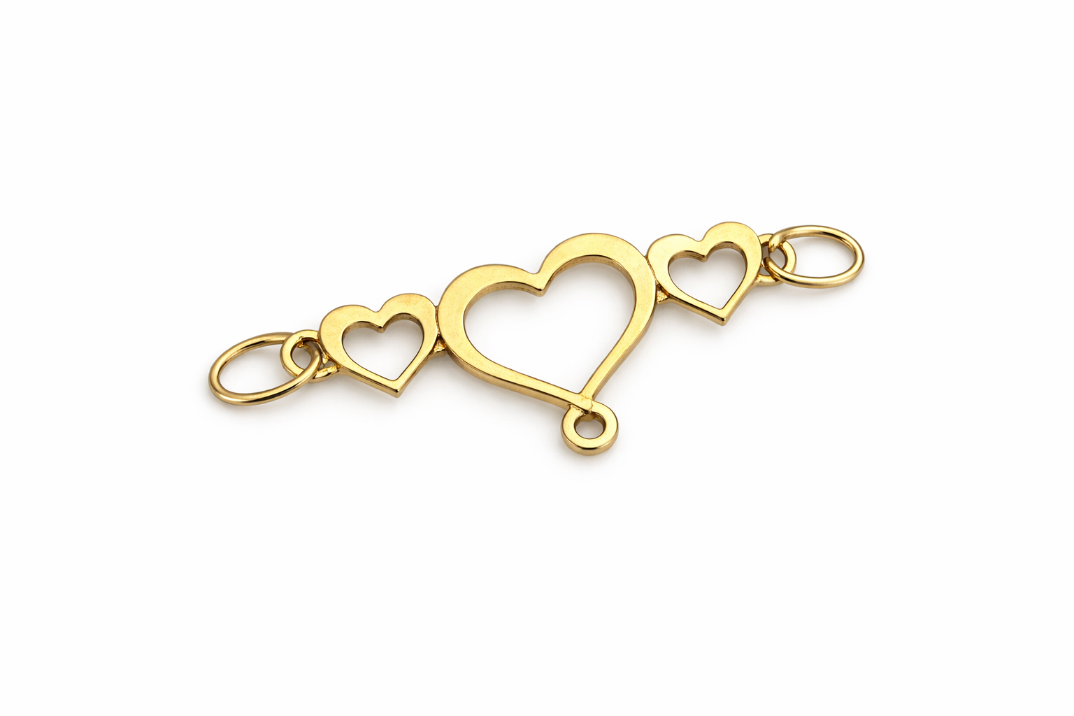 Canga para União de Pingentes de Filhos em Ouro 18k