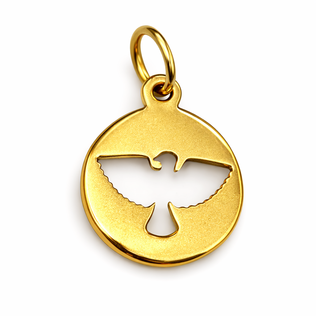 Pingente Religioso - Circulo Divino em Ouro 18k