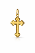 Pingente Religioso - Cruz em Ouro 18k