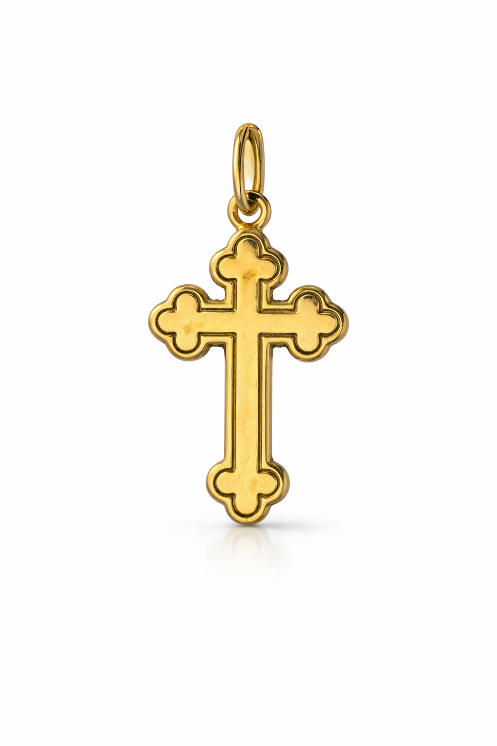 Pingente Religioso - Cruz em Ouro 18k