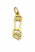 Pingente Religioso - Figa (modelo 1) em Ouro 18k
