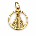 Pingente Religioso - Nossa Senhora Aparecida em Ouro 18k