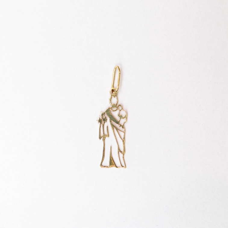 Pingente Religioso - São José em Ouro 18k