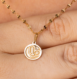 Pingente Signo - Capricórnio em ouro 18k